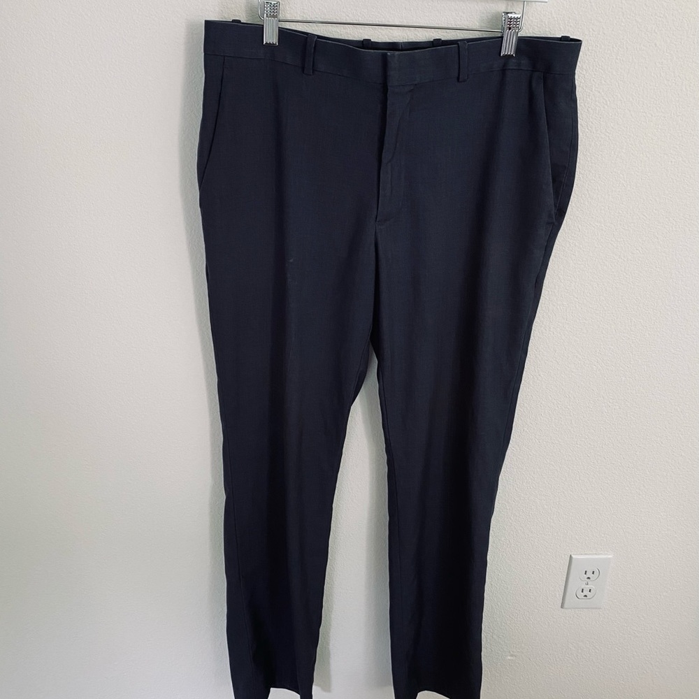 Perry Ellis Men’s Dark Gray Dress Pants/Slacks